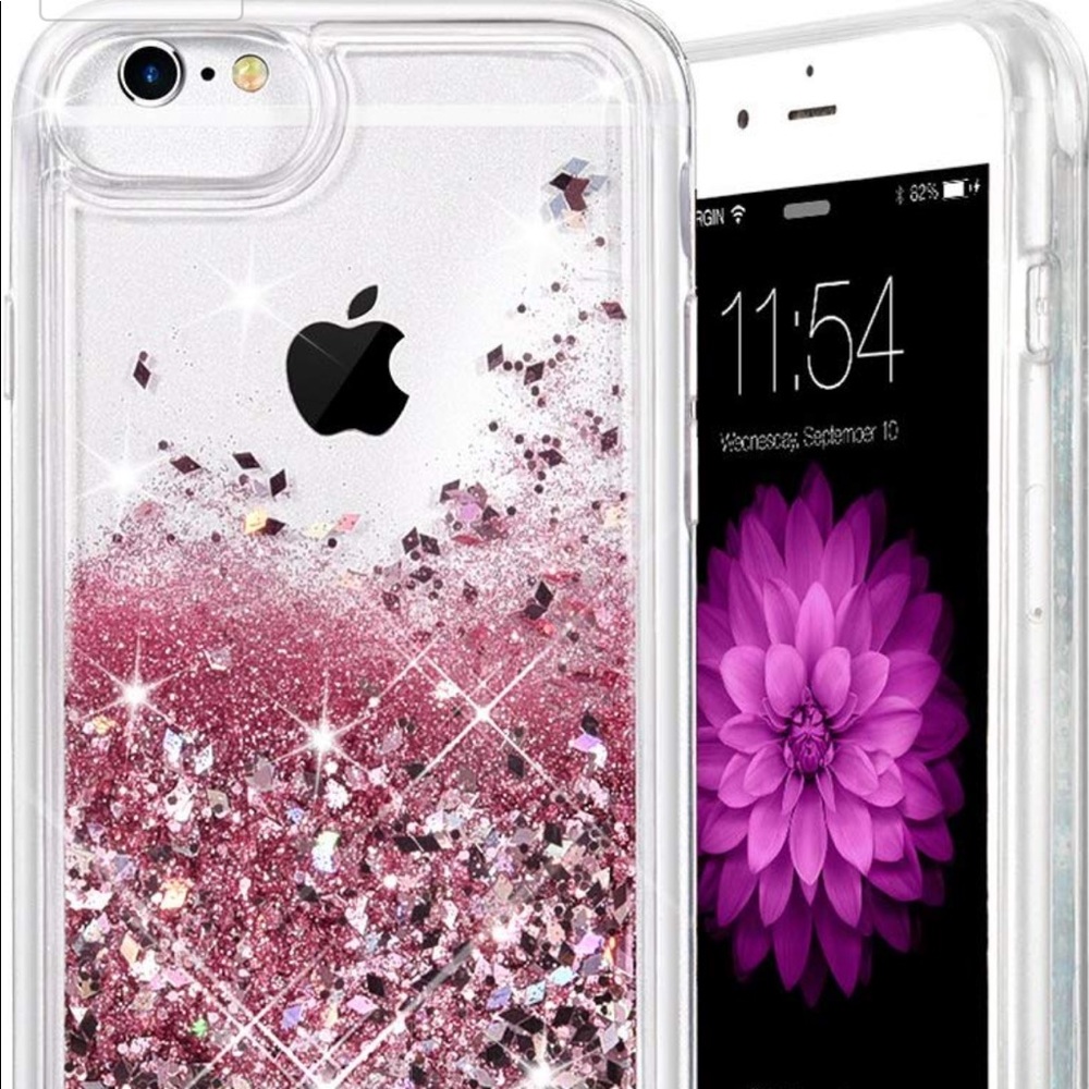 iPhone glitter case. Fits 6/6s/7/8.